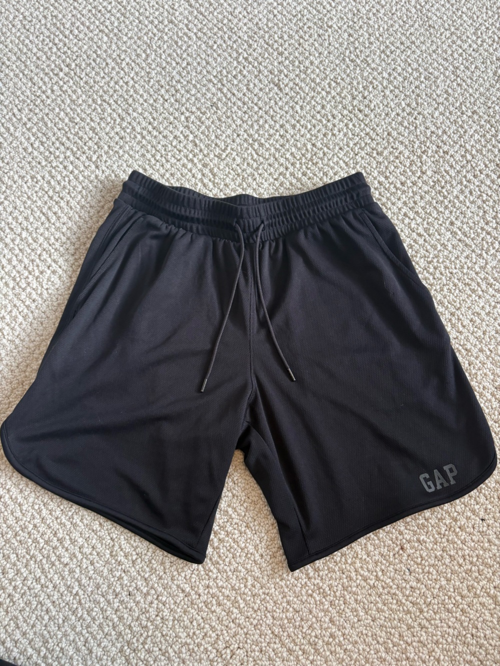 GAP Black Men's Athletic Drawstring Shorts